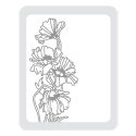 Flower Garden Textured Impressions Embossing Folder Die - Normally $13.95, now $10.46